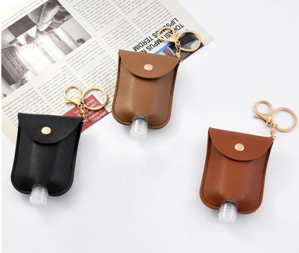Keychain Hand Sanitizer Holder Travel Bottle Refillable